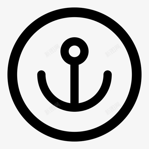 锚十二宫视图图标svg_新图网 https://ixintu.com 十二宫 圆形用户界面集 弓箭手 按钮 文档 水手 点击 用户界面 视图 锚 锚按钮