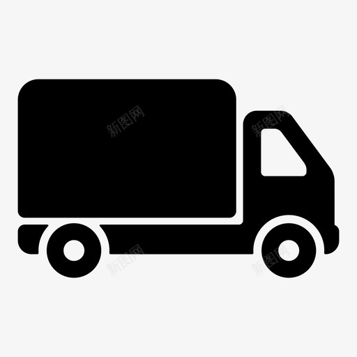卡车货车旅行图标svg_新图网 https://ixintu.com 卡车 旅行 物流 货车 车辆 轮胎 运输 送货