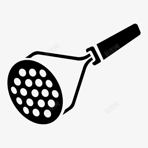 捣碎器出售土豆图标svg_新图网 https://ixintu.com 保留 出售 厨房 厨房用具ii 器具 土豆 捣碎器 无 烹饪 粗体 黄金