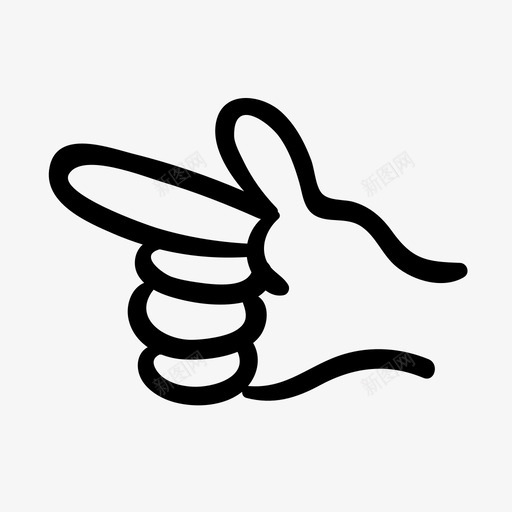 点箭头手指字母表图标svg_新图网 https://ixintu.com 互联网2 手指字母表 手指语言 手语 点 箭头 键