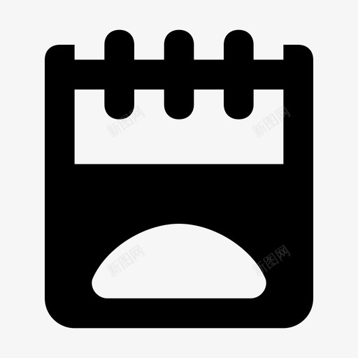 日历婴儿和儿童材料标图标svg_新图网 https://ixintu.com 婴儿和儿童材料设计图标 日历