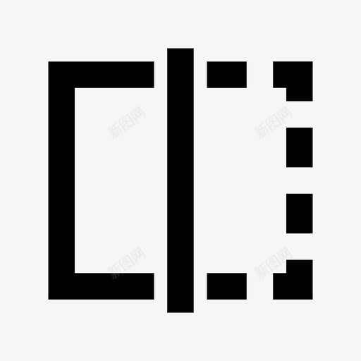 正方形布局出售不图标svg_新图网 https://ixintu.com 不 保留 出售 图形工具 图形编辑器 正方形布局 粗体 网页设计 网页设计和开发材料设计图标 设计工具 黄金