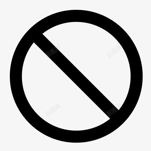 禁止签署不允许图标svg_新图网 https://ixintu.com 96x96像素完美 不允许 停止 另一个 多个 应用程序接口48x48 标记 添加 禁止 签署