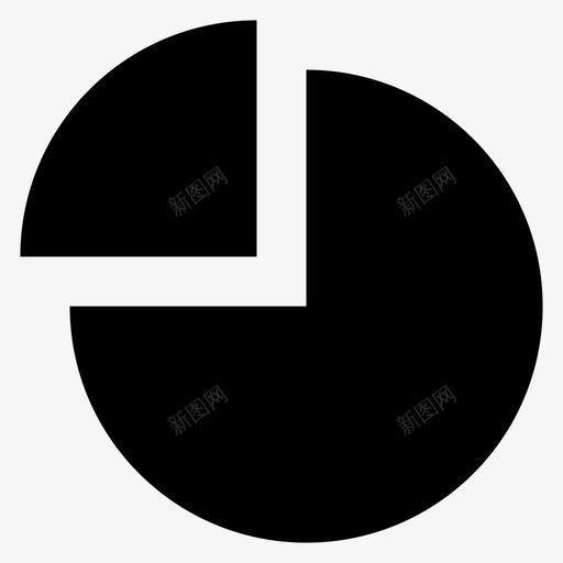 饼图分享杰作图标svg_新图网 https://ixintu.com 世代 分享 分析 图表 时尚 服装 杰作 符号第二卷 统计 蛋糕 饼图