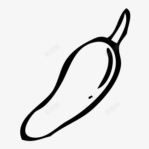 辣椒辣的食物图标svg_新图网 https://ixintu.com 吃 放大 滴 烘干 电子报 菜单 辣椒 辣的 闷 食物