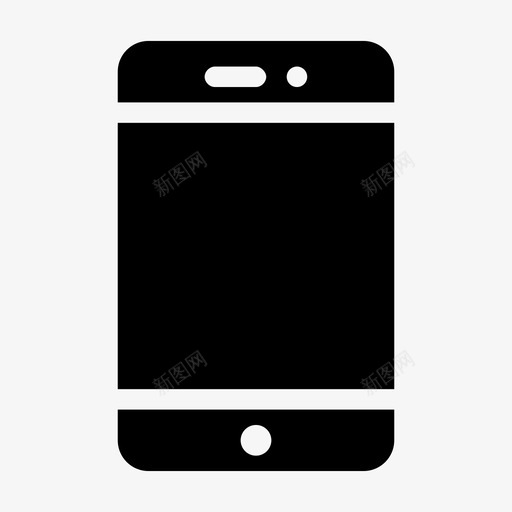智能手机三星iphone图标svg_新图网 https://ixintu.com iphone 三星 安卓 手持电话 手持设备 技术 智能手机 通信字形 黑莓