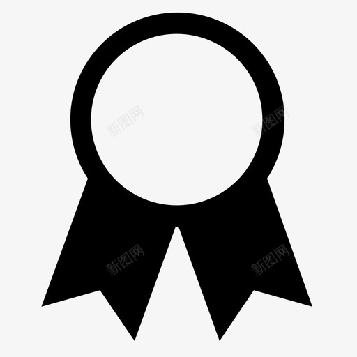 奖牌胜利银牌图标svg_新图网 https://ixintu.com 优胜者 冠军 奖品 奖牌 胜利 金牌 铜牌 银牌