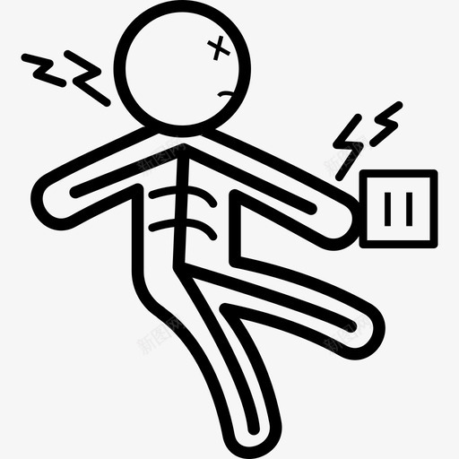 男人触电人肮脏的偶像图标svg_新图网 https://ixintu.com 人 男人触电 肮脏的偶像