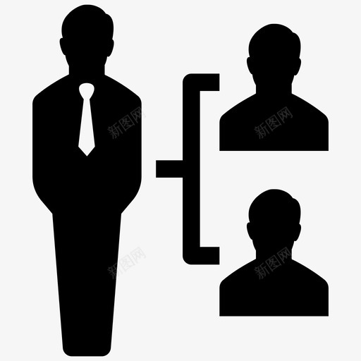 管理结构符号图标svg_新图网 https://ixintu.com 业务人员卷1 减法 层次结构 忽略 指示 检查 符号 管理 组织 结构