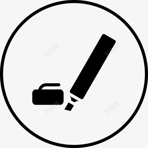 荧光笔书本彩色图标svg_新图网 https://ixintu.com 书本 学习 学校和教育圆形实心卷1 彩色 笔记 荧光笔 记号笔 闪亮 阅读