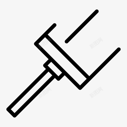 刮板工具展示件图标svg_新图网 https://ixintu.com 刮板 展示件 工具 材料 清洁 清洁玻璃 清洁窗户 物品
