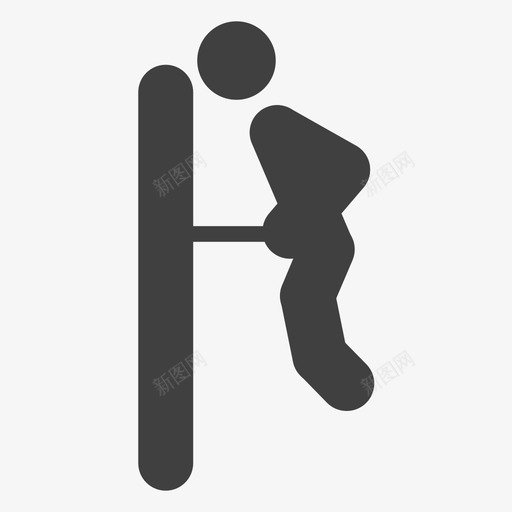 双杠跳水健身房训练图标全套svg_新图网 https://ixintu.com 健身房训练图标全套 双杠跳水