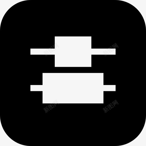 对齐同步顺序图标svg_新图网 https://ixintu.com 分布 同步 垂直 对齐 居中 模式 用户界面第4卷平铺差异 界面 调整 顺序