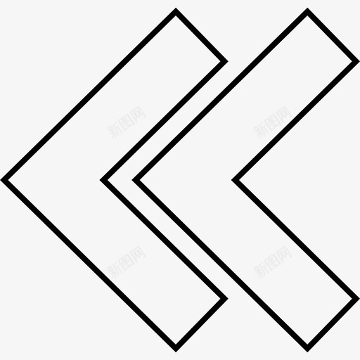 左双点杰作方向图标svg_新图网 https://ixintu.com 左双点 指针 方向 杰作 沿 清洁 箭头 箭头1细 背面 蛋糕 衣服