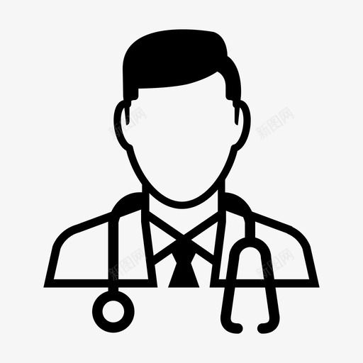 医生听诊器已售图标svg_新图网 https://ixintu.com 不 健康专业人士 医生 听诊器 外科医生 大胆 已售 持有 男 科学家 黄金