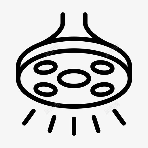 手术室区域医生图标svg_新图网 https://ixintu.com 区域 医生 医疗线路 场所 外科 外科医生 手术室 灯 照明 范围