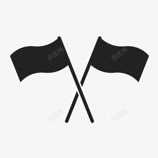 旗帜胜利信号图标svg_新图网 https://ixintu.com 信号 冠军 前进 加上 旗帜 更多 比赛 胜利 赢家