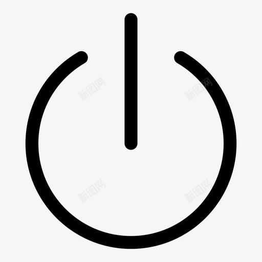 电源动作注意力图标svg_新图网 https://ixintu.com 关闭 决策 切换 动作 性能 显示用户界面 注意力 电源 转弯