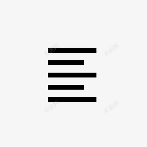 左对齐文本对齐移位图标svg_新图网 https://ixintu.com 左对齐 应用程序的线图标 排列 文本对齐 格式 演示文稿 移位 细线 页边距