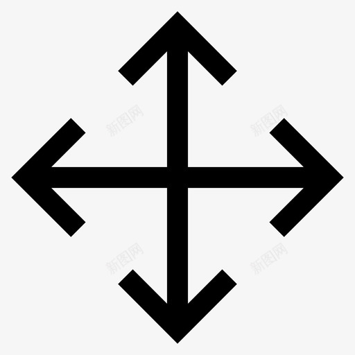 方向箭头位置方向图标svg_新图网 https://ixintu.com gps 位置 可拖动 地图 方向 方向箭头 移动 线条ui图标 罗盘 路线