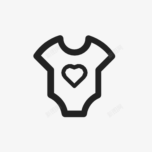 衣服新生儿标记图标svg_新图网 https://ixintu.com 向前 小孩 指示 新生儿 新鲜 标记 添加 衣服 跳跃 顶部