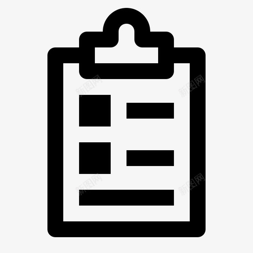剪贴板展示件人员图标svg_新图网 https://ixintu.com 人员 列表 剪贴板 展示件 文具 文档 文章 材料 笔记 项目