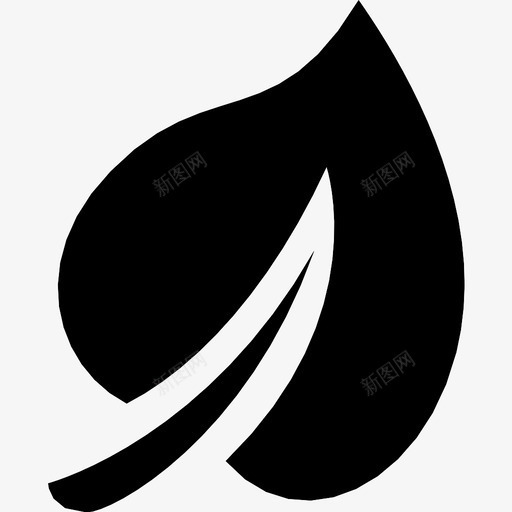 叶绿色生长图标svg_新图网 https://ixintu.com 再循环 叶 植物 生命体 生长 绿色 自然 茎