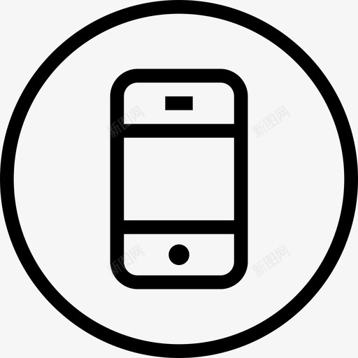 手机短信电话图标svg_新图网 https://ixintu.com 便携设备 商务和服务专线第1卷 实用 手机 电话 短信 通话 铃声