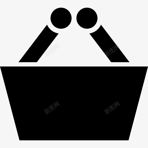 篮黑色侧视图界面指向图标svg_新图网 https://ixintu.com 指向图标 界面 篮黑色侧视图