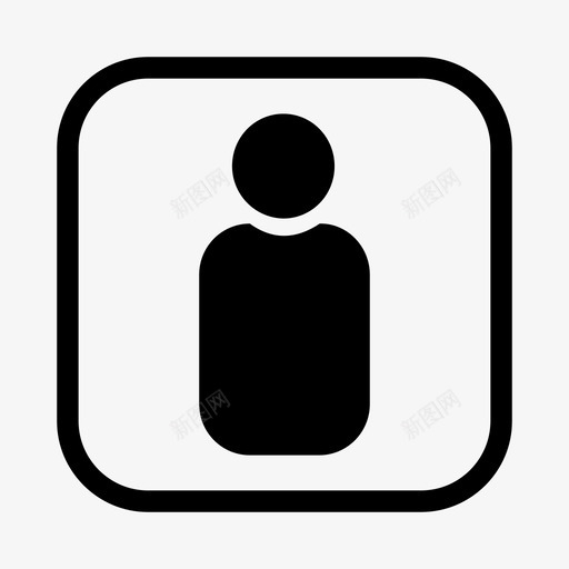 男联系人人图标svg_新图网 https://ixintu.com 人 厕所 女 生活 男 联系人