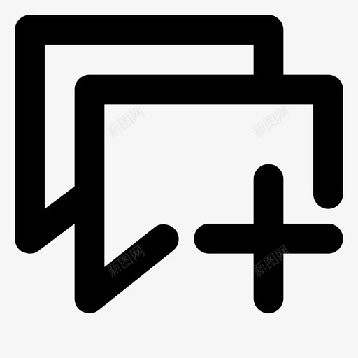 群聊添加广播图标svg_新图网 https://ixintu.com 广播 成员 新 消息 添加 社交 群聊 联系人