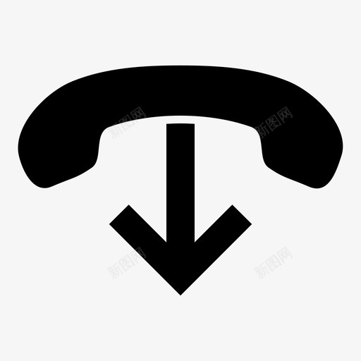 挂断停止通话已售出图标svg_新图网 https://ixintu.com 不 中断 中止 保留 停止通话 已售出 拒绝 挂断 粗体 终止电话 黄金