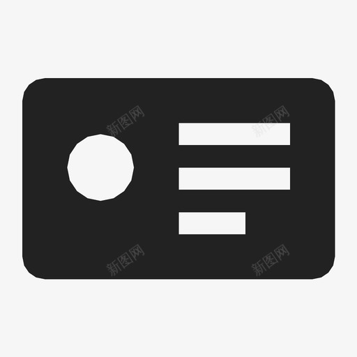 名片联系人电子邮件图标svg_新图网 https://ixintu.com 代表 信息 共享 名片 徽标 电子邮件 网络 联系人 身份