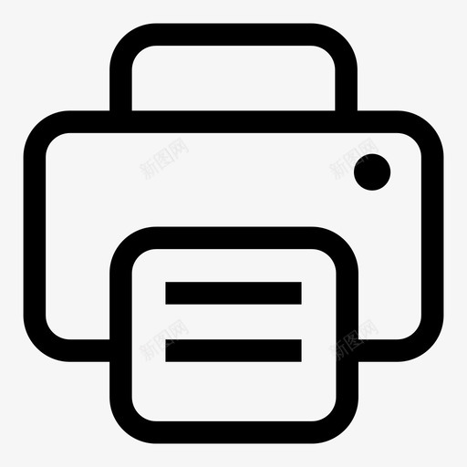打印机复印机纸张图标svg_新图网 https://ixintu.com ui粗轮廓 传真 墨水 复印机 打印机 扫描仪 电子 纸张 计算机 页面