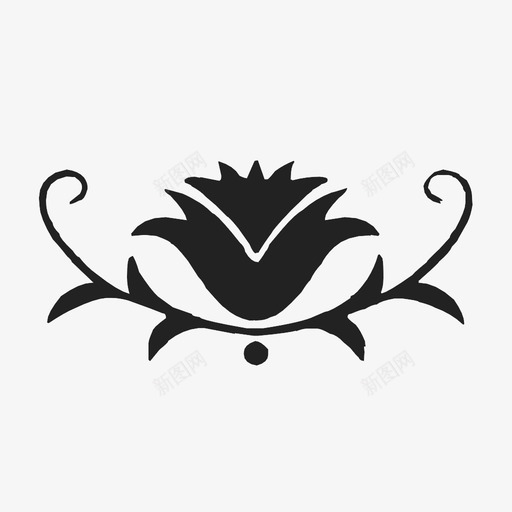 flower ornament图标svg_新图网 https://ixintu.com flower ornament