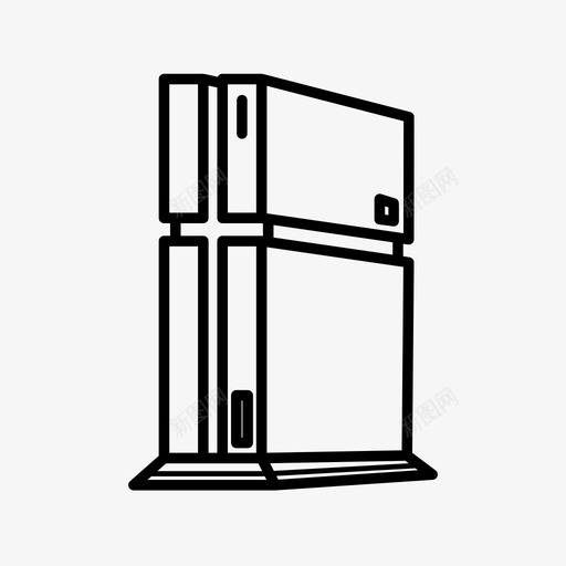 游戏机系统索尼图标svg_新图网 https://ixintu.com playstation xbox 成瘾 派对 游戏 游戏机 系统 索尼 连接