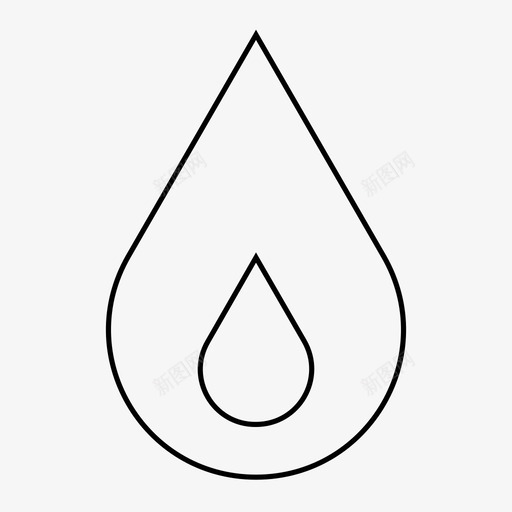滴或泪血滴图标svg_新图网 https://ixintu.com 水 液 滴 滴或泪 眼 血 雨