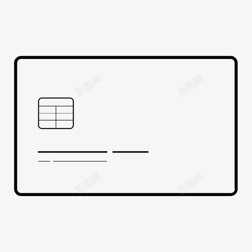 银行卡卡图标svg_新图网 https://ixintu.com 卡 银行卡