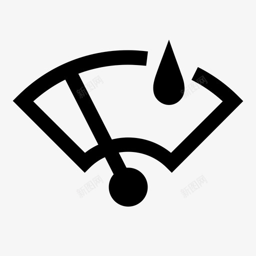 雨量传感器挡风玻璃严重图标svg_新图网 https://ixintu.com 严重 仪表板灯 图形 弓箭手 挡风玻璃 文档 汽车 简历 雨刷器 雨量传感器