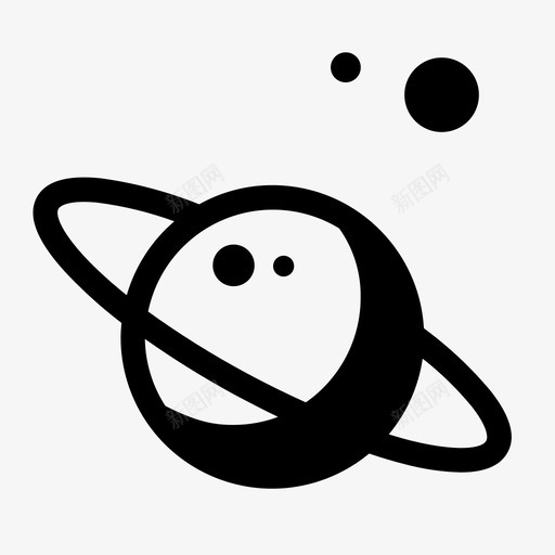 土星探索星际图标svg_新图网 https://ixintu.com 土星 外太空 恒星 探索 星际 月球 环境 科学 行星