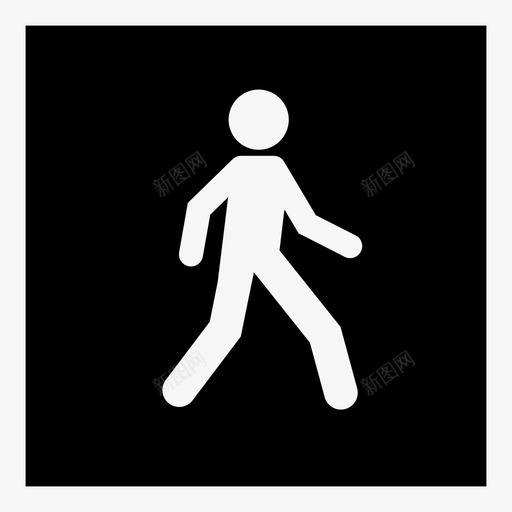 步行街道跳跃图标svg_新图网 https://ixintu.com 交通 人 去 地图 步行 漫步 移动 穿越 街道 西贡景点地图 跳跃