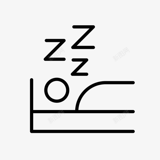 睡眠夜间午睡图标svg_新图网 https://ixintu.com 做梦 午睡 多愁善感 夜间 床 时尚 晚安 杰作 睡眠 自闭症视觉工具 衣服 队形