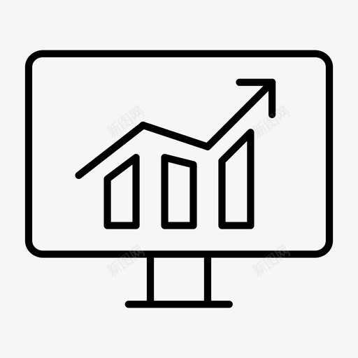 折线图斜率点图标svg_新图网 https://ixintu.com 企业财务图完整细化 信息 分析 截距 折线图 数据 斜率 点 监视器 线性 统计 节点