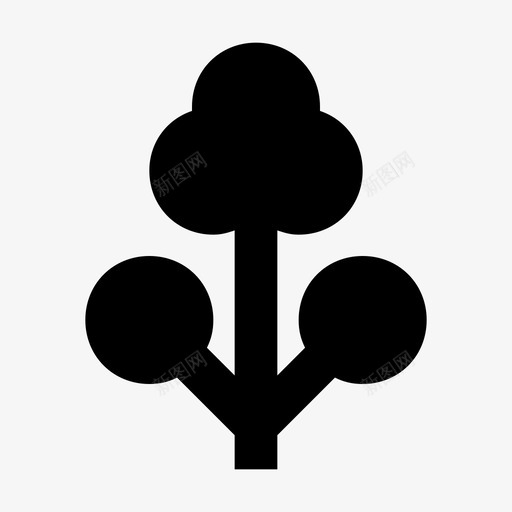 小植物自然和生态材料标图标svg_新图网 https://ixintu.com 小植物 自然和生态材料设计图标