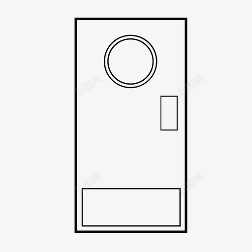 厨房门餐厅开放式图标svg_新图网 https://ixintu.com 厨房门 室内 工业 已售 开放式 手持 无 框架 窗户门 粗体 金色 餐厅