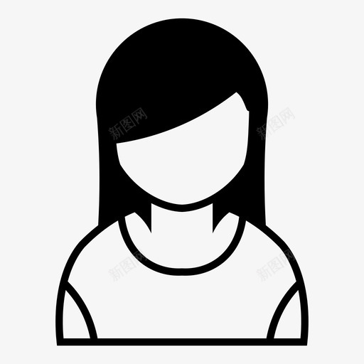 衬衫袖子漂亮图标svg_新图网 https://ixintu.com 休闲 删除 加 多个 女士 女孩 忽略 指示 漂亮 用户包 衬衫 袖子