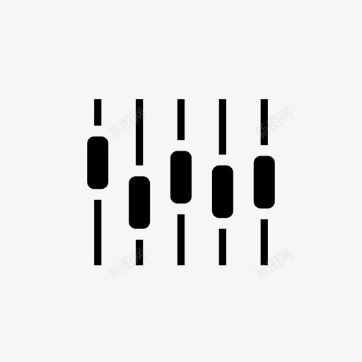 混音器音频低音图标svg_新图网 https://ixintu.com 低音 合成 声音 混音器 调音 音乐 音量控制器 音频