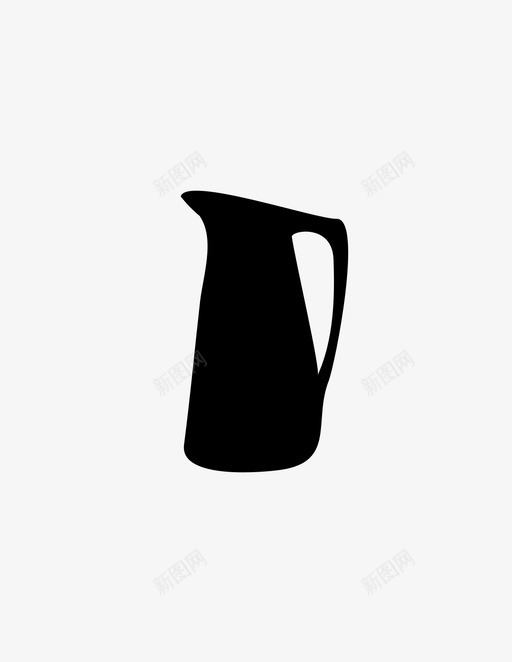 牛奶壶咖啡茶图标svg_新图网 https://ixintu.com 咖啡茶 牛奶壶
