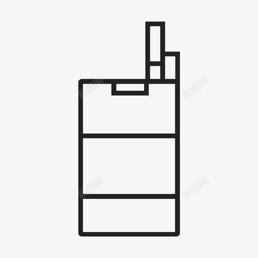 烟盒图标svg_新图网 https://ixintu.com 烟盒