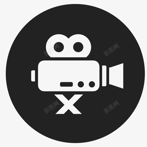 摄像机投影仪制片人图标svg_新图网 https://ixintu.com 制片人 剪辑 唱片 导演 投影仪 摄像机 电影 电影院